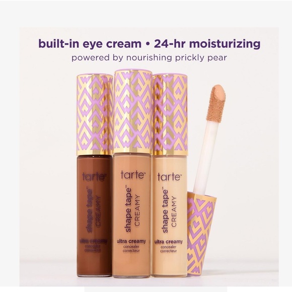 NWT Tarte Shape Tape Ultra Creamy Concealer 12B Fair Beige Full Size - Picture 4 of 8
